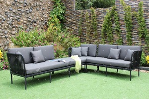 Ensemble de canapés en rotin synthétique 2018, meubles de jardin d'extérieur - Product Image 5