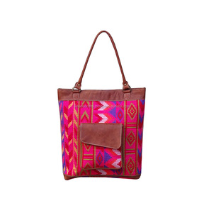 Bolso de algodón tejido a mano para mujer, bolsa de mano, hecho a mano - Product Image 1
