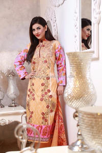 Traje elegante vestido de césped de algodón pakistaní con precio competitivo - Product Image 2
