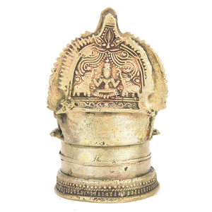 Handmade Traditional <b>Antique</b> Brass Kamatchi Vilaku <b>Oil</b> <b>Lamp</b> Deepak Diya Puja Article Home Temple Decoration BOL-144 - Product Image 4