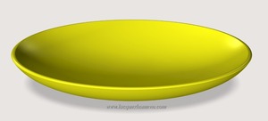 HT9404 Vietnam spa and hotel Resin lacquer oval soap dish- lacquerhomevn.com - Product Image 1