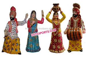 Estatua Musical de Rajasthani, decoración de mesa de boda, estatuas pequeñas, decoración - Product Image 2