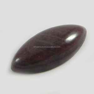 Gemas sueltas de rubí Natural, cabujones de marquesa de 23x11mm, 3,01 gms - Product Image 1
