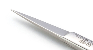 Ciseaux à sourcils ES-03 en acier inoxydable GRIS Impressionnant NGHIA NIPPERS pour ensemble manucure et pédicure Viet Nam - Product Image 5