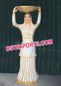 Estatua de fibra temática de pueblo Punjabi, estatuas de fibra de cultura Punjabi tradicional, estatuas de boda Punjabi, fabricantes, venta en EE. UU. - Product Image 6