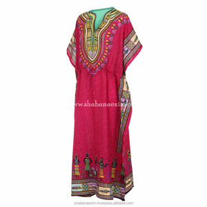 Hippy Boho Robe Musulmane Farasha Plage couvrir Tops Dashiki - Product Image 5