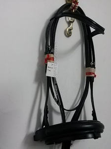 Brida de caballo de cuero genuino de alta calidad, banda para la frente con canal vacío y relleno de cuero de oveja supersuave - Product Image 2