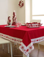 Nappes de table luxueuses personnalisées en coton écologique à motifs floraux imprimés, fabriquées à la main, au prix de gros en Inde