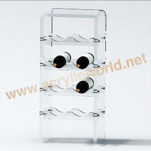 Présentoir de bouteilles de vin en acrylique à led, présentoir à vin personnalisé - Product Image 4