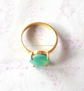 Anillo bohemio Vintage hecho a mano, piedras preciosas naturales, clásico, Plata de Ley 925, chapado en oro, ajuste de bisel, piedra natal, corte ovalado, fiesta - Product Image 3