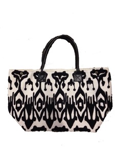 3angani — sac à broderie en cuir, sac à poignée en cuir, tote Bag, 2020 - Product Image 2