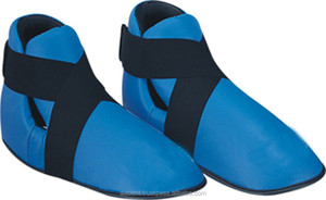 Chaussures de semi-contact de karaté rouge de haute qualité en cuir et PU Protection souple Logo personnalisé pour la boxe - Product Image 4