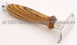 Comprar Venta caliente profesional de alta calidad de uso personal en barbería maquinillas de afeitar DE SEGURIDAD DE BELLEZA con mango de madera. - Product Image 5