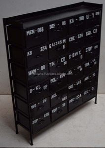 ตู้เก็บของโลหะหลายลิ้นชักสไตล์วินเทจอุตสาหกรรมสไตล์ย้อนยุคสำหรับห้องครัวการประชุมเชิงปฏิบัติการโรงพยาบาลสำนักงานบ้านห้องนั่งเล่น - Product Image 4