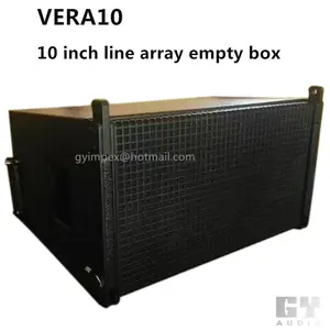 VERA10 Kotak Array Garis Tunggal 10 ", Kabinet Kosong Sistem Loudspeaker Audio Pro