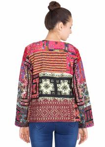 เสื้อแจ็คเก็ตปักลายแบบดั้งเดิมของชาวบันจาราสำหรับผู้หญิง เสื้อโค้ททำมือสไตล์ชาติพันธุ์สำหรับงานปาร์ตี้และเทศกาล - Product Image 3