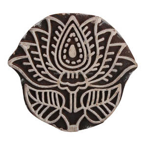 บล็อกไม้วินเทจสำหรับการพิมพ์สิ่งทอบล็อกไม้ขายส่งสำหรับการพิมพ์บนผ้าและกระดาษผ้าใบ - Product Image 1