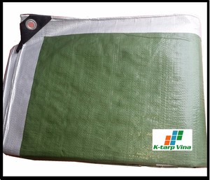 Bâche en tissu tissé enduit PE vert argenté imperméable de qualité supérieure, poids moyen 120 g/m², teinte unie, pour auvent extérieur sur mesure - Product Image 3