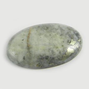 22X34มม.Fools Gold Pyrite Marcasite Gemstone 8.45กรัมรูปไข่ที่ดีที่สุดCabochonอัญมณีIG0347 - Product Image 1