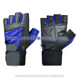 Gants d'haltérophilie en cuir unisexe pour une utilisation en salle de sport pour l'haltérophilie - Product Image 4