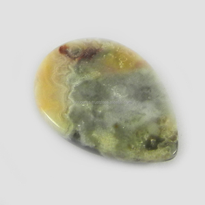 Agate Crazy Lace naturelle, 3,01 g, cabochon en forme de poire, 16*22 mm, pierre précieuse pour bijoux - Product Image 2