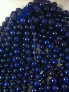 Cuentas redondas de lapislázuli - Product Image 3
