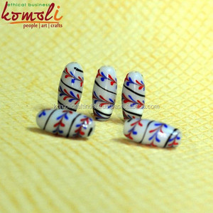 Cuentas de cristal hechas a mano de varias formas, tamaños y colores - Product Image 4