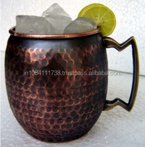 Taza de cobre martillado, vaso de cerveza de cobre de calidad fiable, fabricante indio - Product Image 3