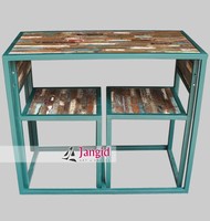 Ensemble de table d'étude en bois dissimulé, style vintage industriel, avec chaises, meubles d'école en ligne