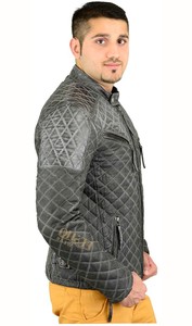 Chaqueta de Invierno Acolchada para Hombre, Estilo Motero, con Revestimiento, de Lona Resistente, Diseño de Moda Urbana, Logotipo Frontal Personalizado OEM - Product Image 3