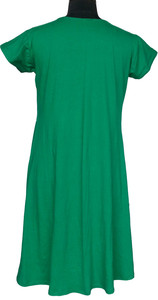 ชุดคลุมท้องคอวีผ้าคอตตอนสแปนเด็กซ์ออร์แกนิกอัดจีบครึ่งแขนสำหรับใส่ทำงานในโอกาสสั่งหมายเลขโมเดล - Product Image 2