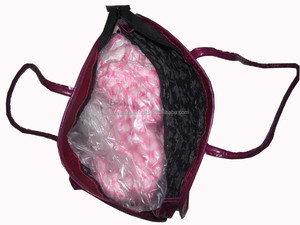 LOWELLCRAFT Bolso de Hombro Pequeño de Seda Ecológico de Lujo con Cierre de Cordón, 7 Pulgadas, para Viaje - Product Image 4