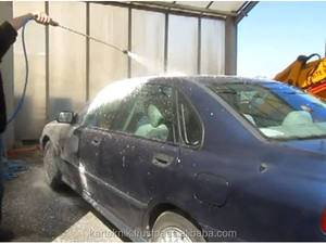 CLEANVAC EXPO 60 SS Lavadora de coche de 1000W que funciona con monedas 60 LT 4 BARRAS Límite de tiempo ajustable Tanque de pulverización de espuma de plástico inoxidable - Product Image 2