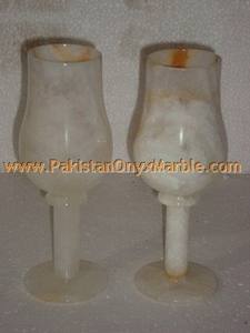 Copas de Vino de Piedra de Ónix Natural Talladas y Pulimentadas, Artículos Decorativos para el Hogar con Estilo, Diseño Único con Patrón de Amor - Product Image 3