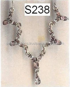 สร้อยคอเงินสเตอร์ลิง925พื้นฐานดีไซน์สุดสำหรับงานแต่งงานหรือของขวัญงานหมั้น - Product Image 1