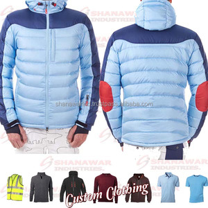 เสื้อแจ็คเก็ตพัฟเฟอร์คอตั้งแบบยาวสำหรับผู้ชาย กันน้ำและระบายอากาศได้ มีหลายสี สำหรับฤดูหนาวแบบปากีสถาน - Product Image 5