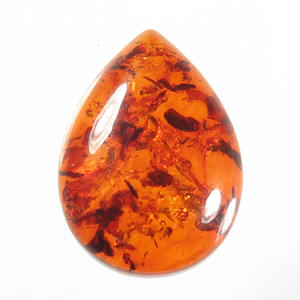 Ámbar Báltico Natural Naranja, Corte Ovalado, Cabujón de Fantasía, Precios de Joyería, Tamaños Personalizados, Calidad Grado AAA - Product Image 4