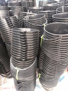 Seau d'eau en plastique noir 10 L, Super bon marché, vente chaude, plastique utile, Logo personnalisé pour laisser l'eau - Product Image 4