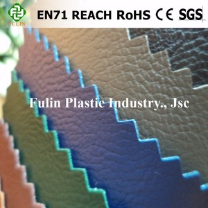 Tela de cuero sintético de PVC elástico en relieve diseño moderno bolsas sofás coches asientos muebles sillas prendas balones de fútbol mano suave - Product Image 1