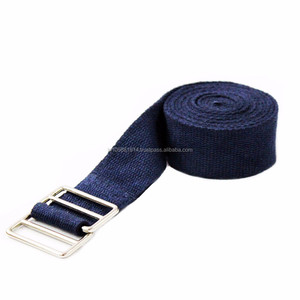 Correa de Yoga de acero inoxidable y algodón-Plegable Durable 8 pies Yoga Pilates Logotipo personalizable Indian Made - Product Image 6