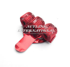 Clip de stylo à ressort de bureau triple avec matériau en caoutchouc de fer à aimant pour papeterie et pinces à reliure - Product Image 1