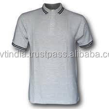 Camiseta informal de 100% algodón con cuello redondo para hombre, transpirable, de talla grande, diseño en blanco, logotipo bordado personalizado, Manga corta a cuadros - Product Image 3