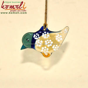 Clear Glass <b>Bird</b> Christmas Tree Ornament Elegant Handmade Glass Decoration for Holiday Tree & Festive Home Decor - Product Image 3