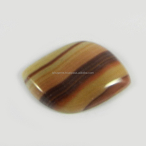 หินขัด Cabochon ขนาด16*24มม.,หินเคลือบเงาแฟนซี2.42 Gms สำหรับทำเครื่องประดับ IG0246 - Product Image 1