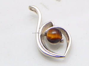 925 argent Sterling femmes classique Style religieux bijoux attrayant oeil de tigre pierres précieuses pendentif mode pendentifs breloques - Product Image 1