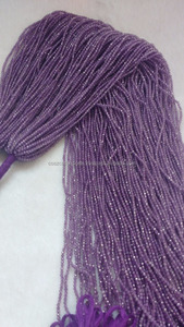 Wholesale Natural Amethyst <b>Stone</b> 2 MM <b>Beads</b> <b>Stone</b> <b>Beads</b> - Product Image 2