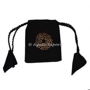 Sac cadeau en velours à imprimé pour Chakra, pochette et sacs personnalisés à la mode - Product Image 1