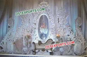 Toile de fond en cristal éclairée de mariage Portable décoration de toile de fond en cristal de Style asiatique pour les mariages - Product Image 5