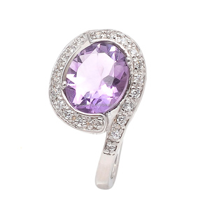 Anillos de piedras preciosas de Plata de Ley 925, joyería fina, amatista, cuarzo, circón, Perla de diamante para boda, fiesta, aniversario, venta al por mayor - Product Image 2