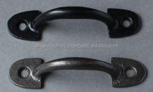 Achetez en gros des poignées de tiroir en fonte, poignées de tiroir noires antiques pour armoires de cuisine - Product Image 4